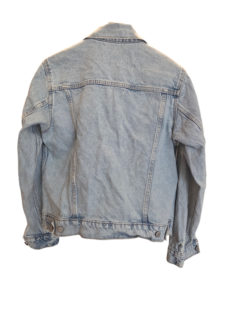 Old Navy Light Wash Denim Jacket - Women's Classic Jean Jacket - Picture 2 of 8
